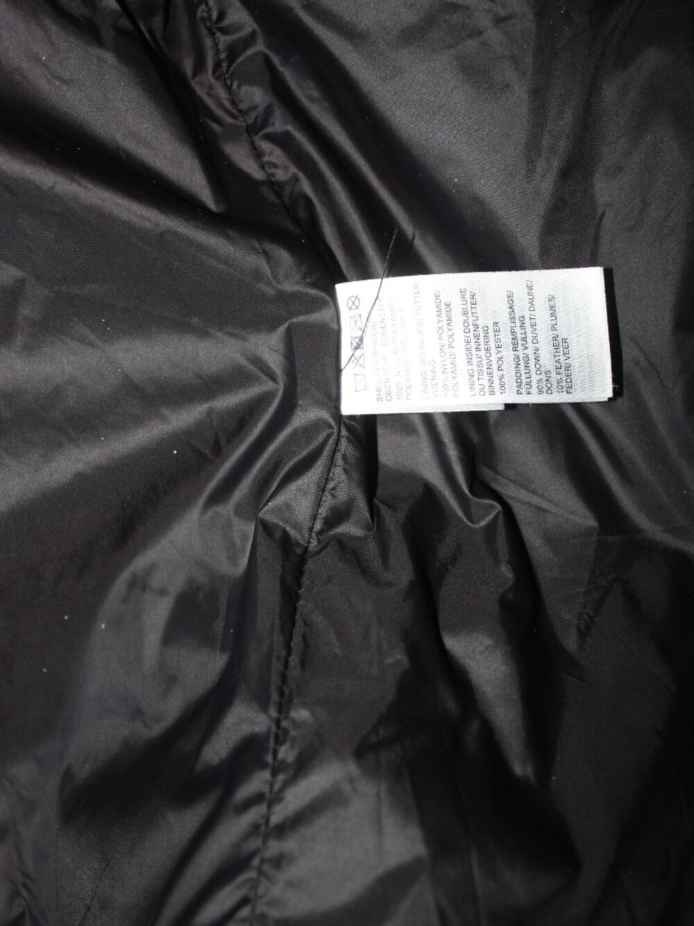 CORE Black Lightweight Puffer Jacket Women's Medium Full Zip - Picture 8 of 8
